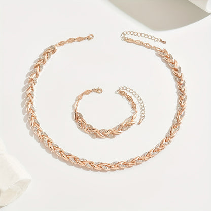 Fishtail Crystal Jewelry Set