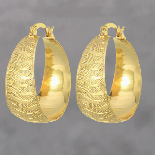 Refined Luxury Gold Earrings