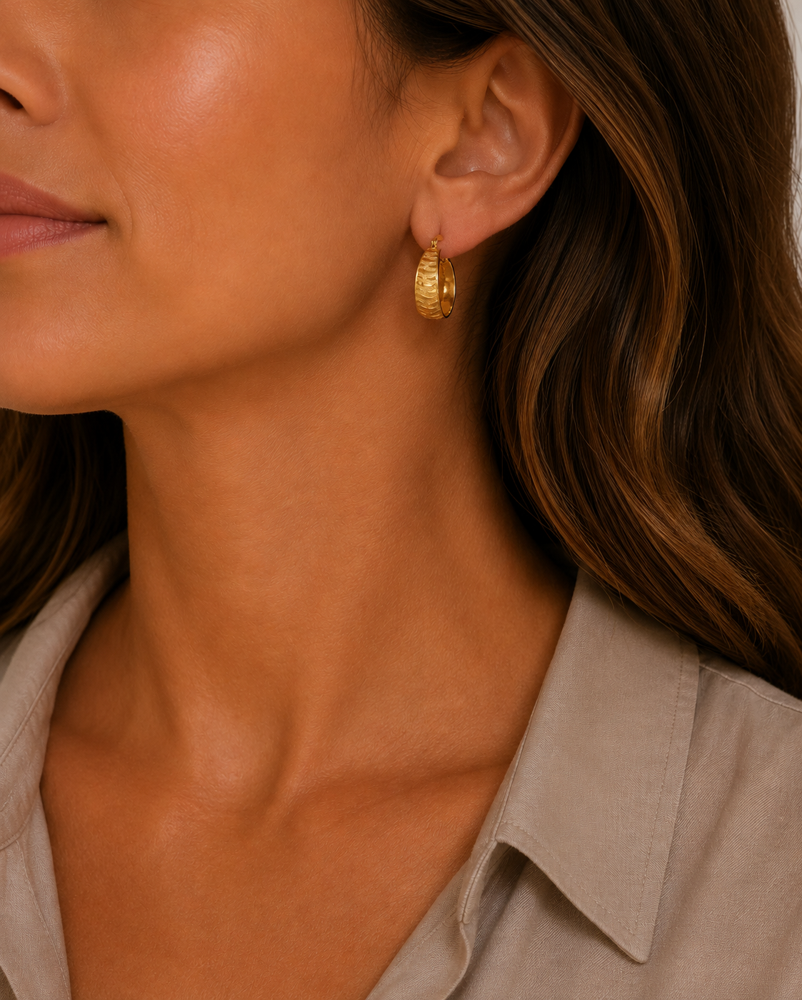Refined Luxury Gold Earrings