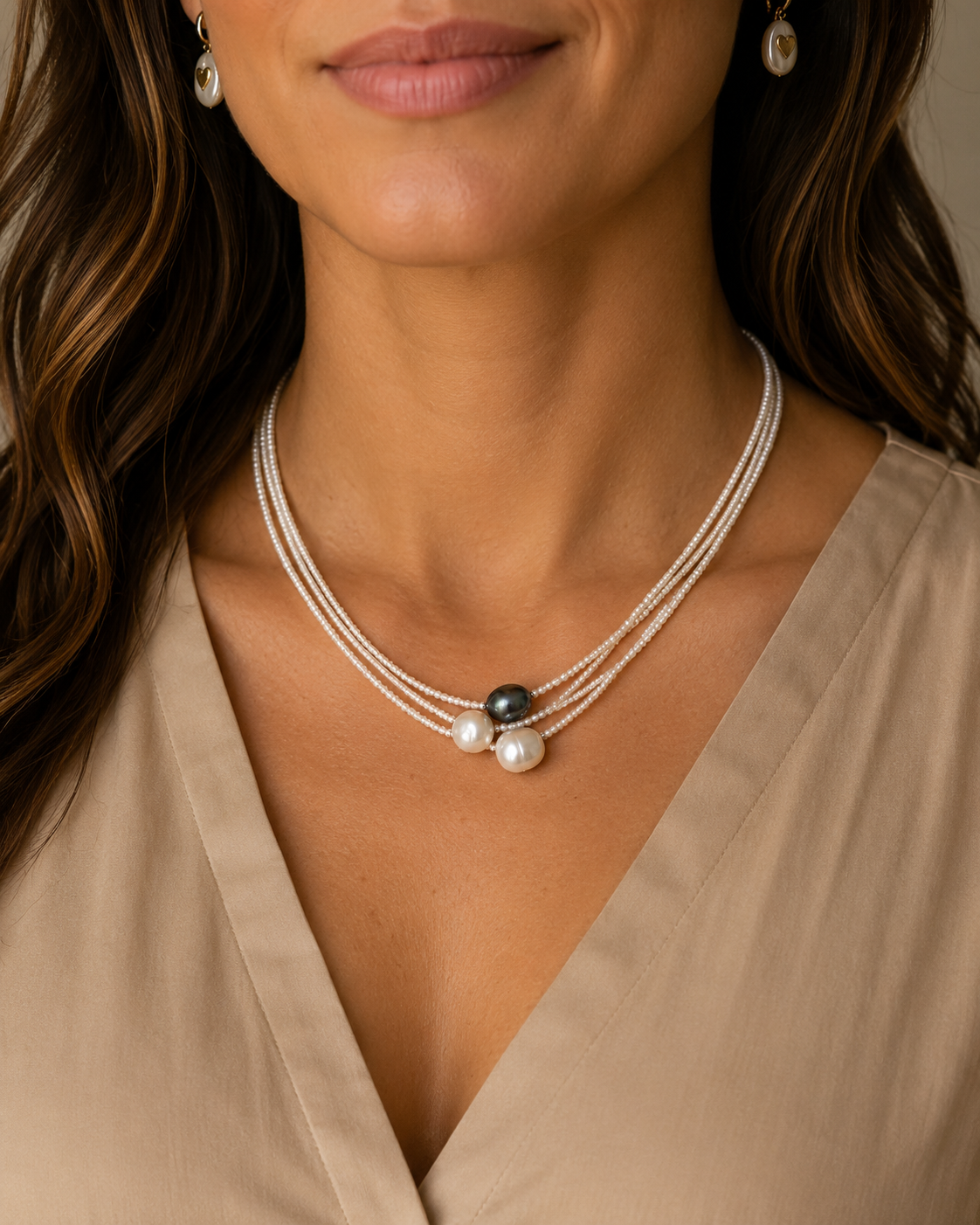 Vintage-Style Pearl Necklace