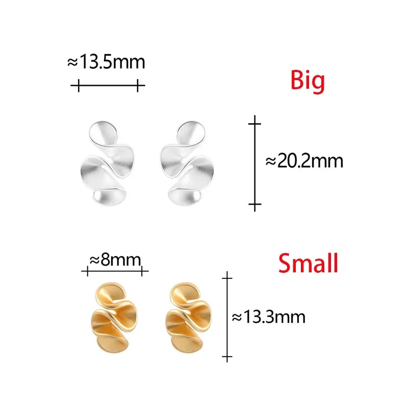 Earrings in Silver and 18K Gold