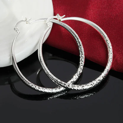 Silver Hoop Earrings