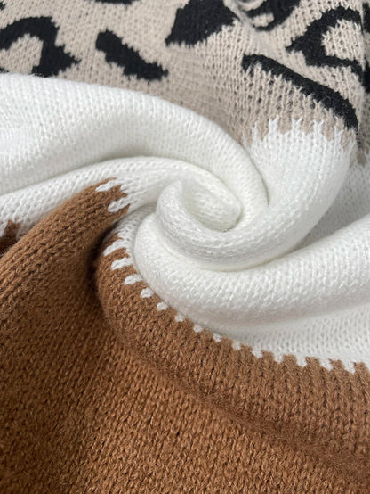 Sorlyn Contemporary Patterned Relaxed Fit Pullover