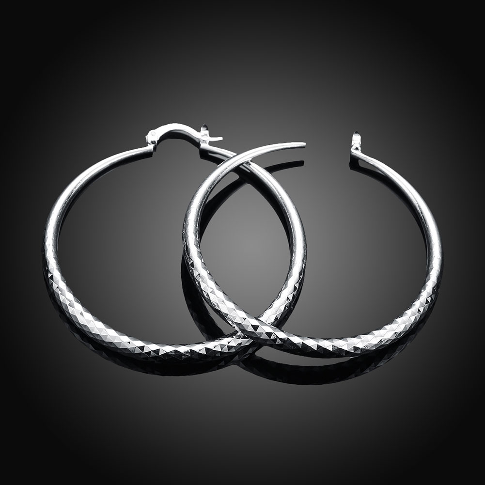 Silver Hoop Earrings