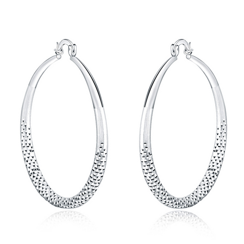 Silver Hoop Earrings