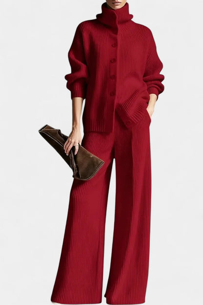 Wilhelmine Cozy Cardigan and Trousers Ensemble
