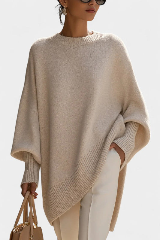 Ernesta Oversized Poncho: A Touch of Natural Elegance