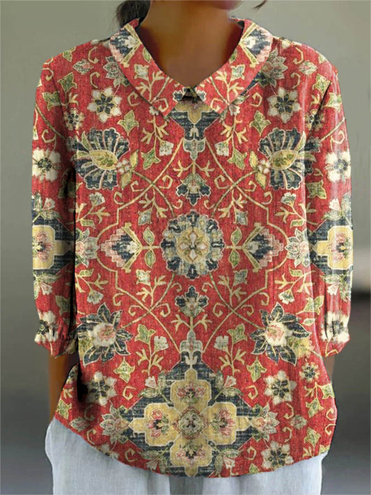 Mia Gathered Shoulder Blouse